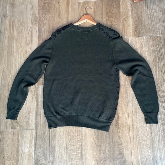 Weatherproof 100% Cotton 'The Holiday Sweater' Dark Green, Navy Blue Small - Picture 9 of 12